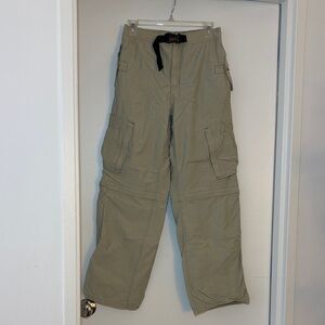 Old Navy Beige Pants with Black Belt